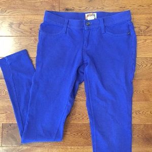 Blue jeggings